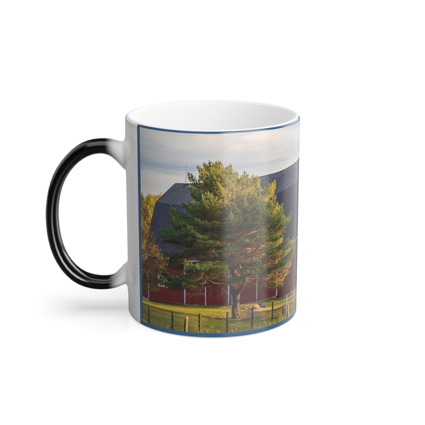 Barn at Golden Hour Magic Mug