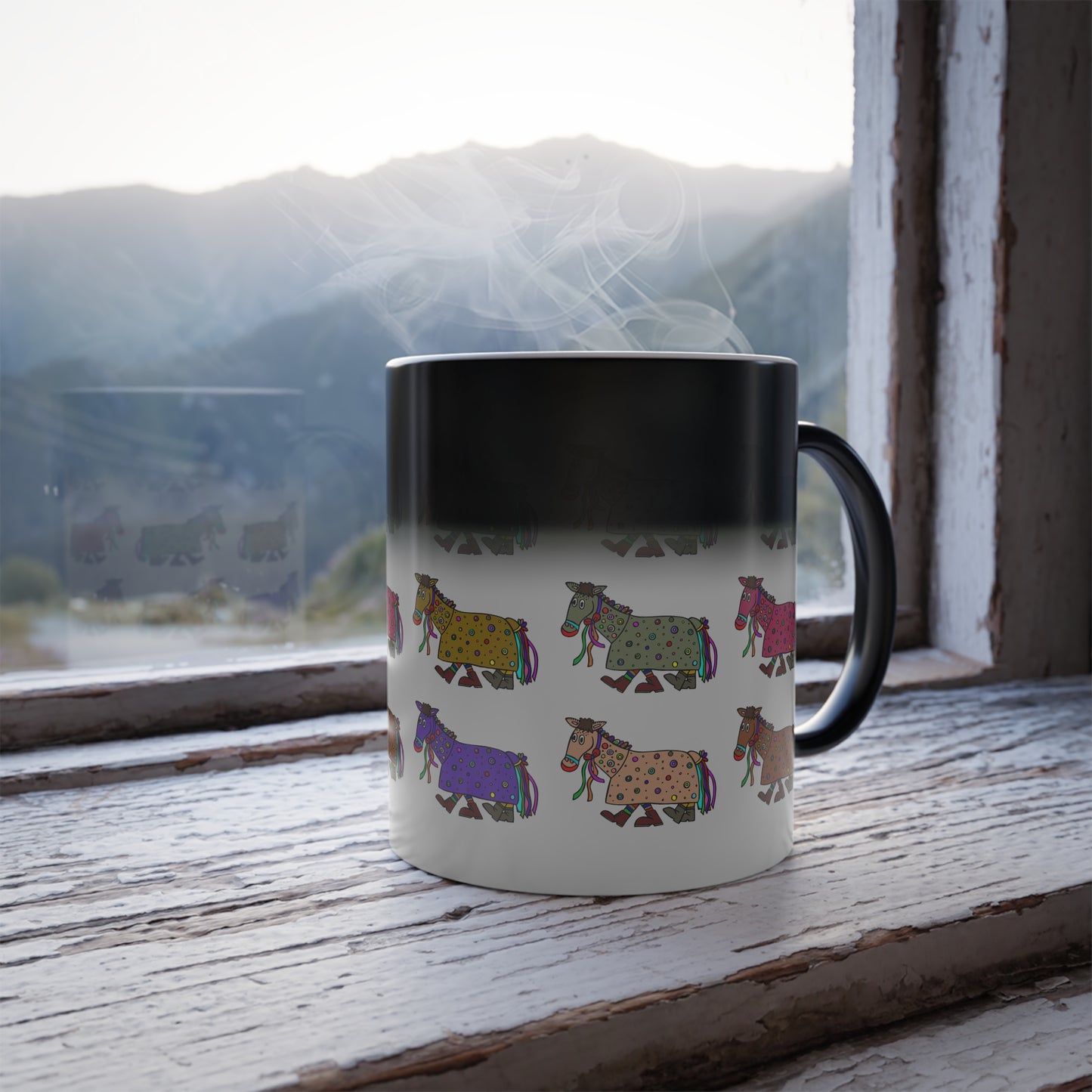 Costume Horse Color Changing Mug