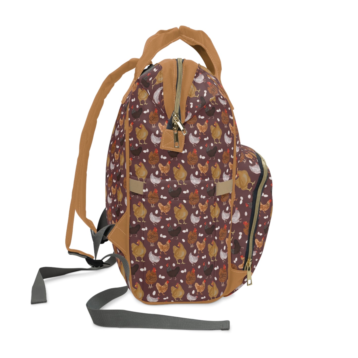 Wild Chickens Diaper Bag Backpack
