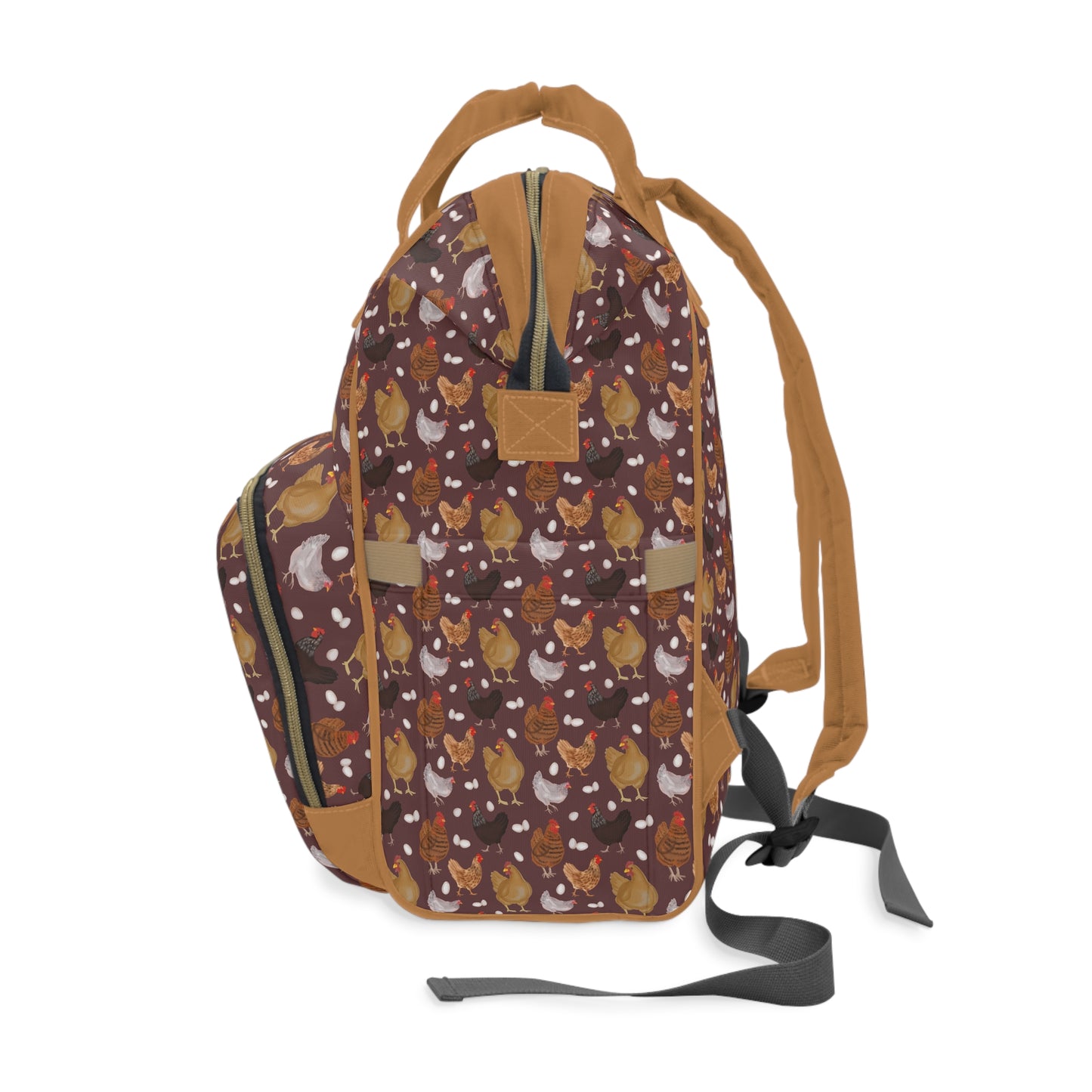 Wild Chickens Diaper Bag Backpack