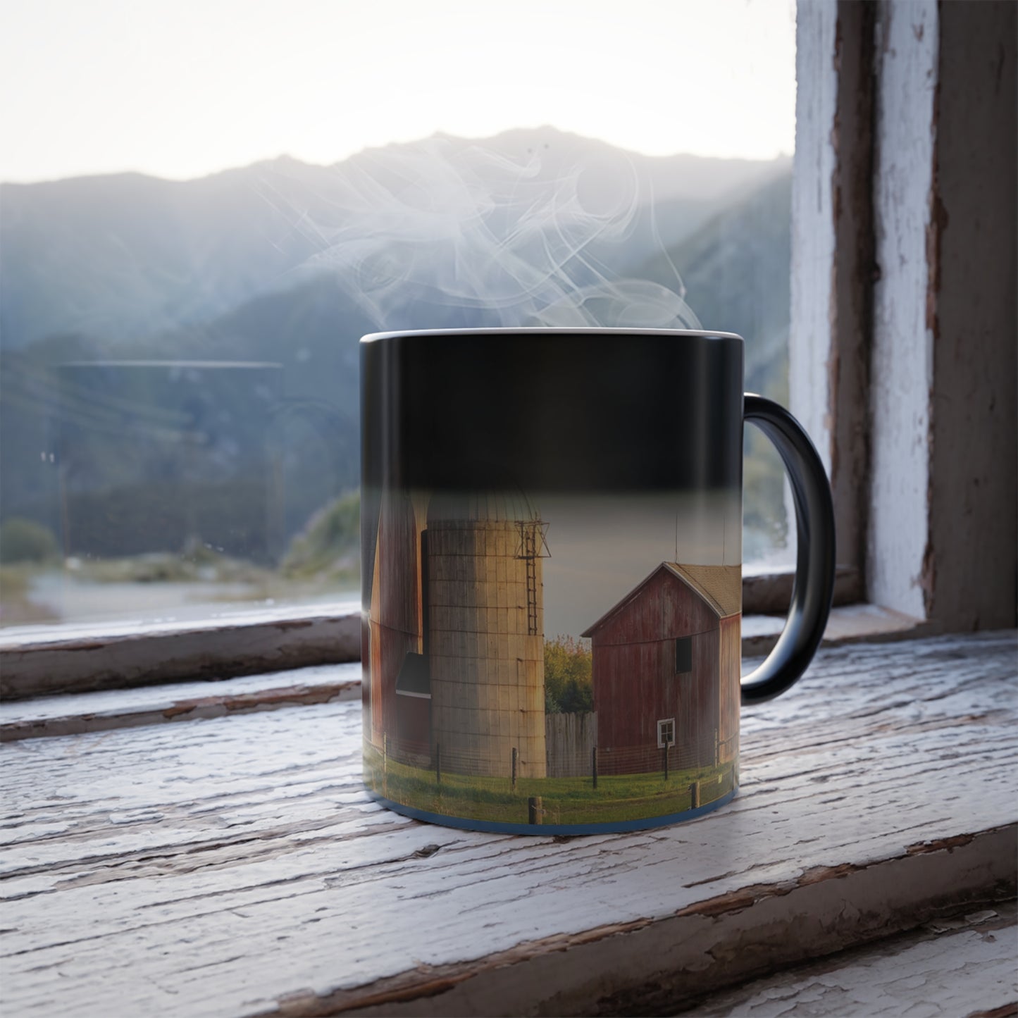 Barn at Golden Hour Magic Mug