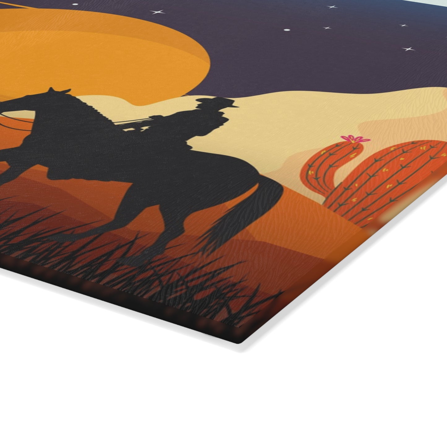 Western Sunset Cutting Board