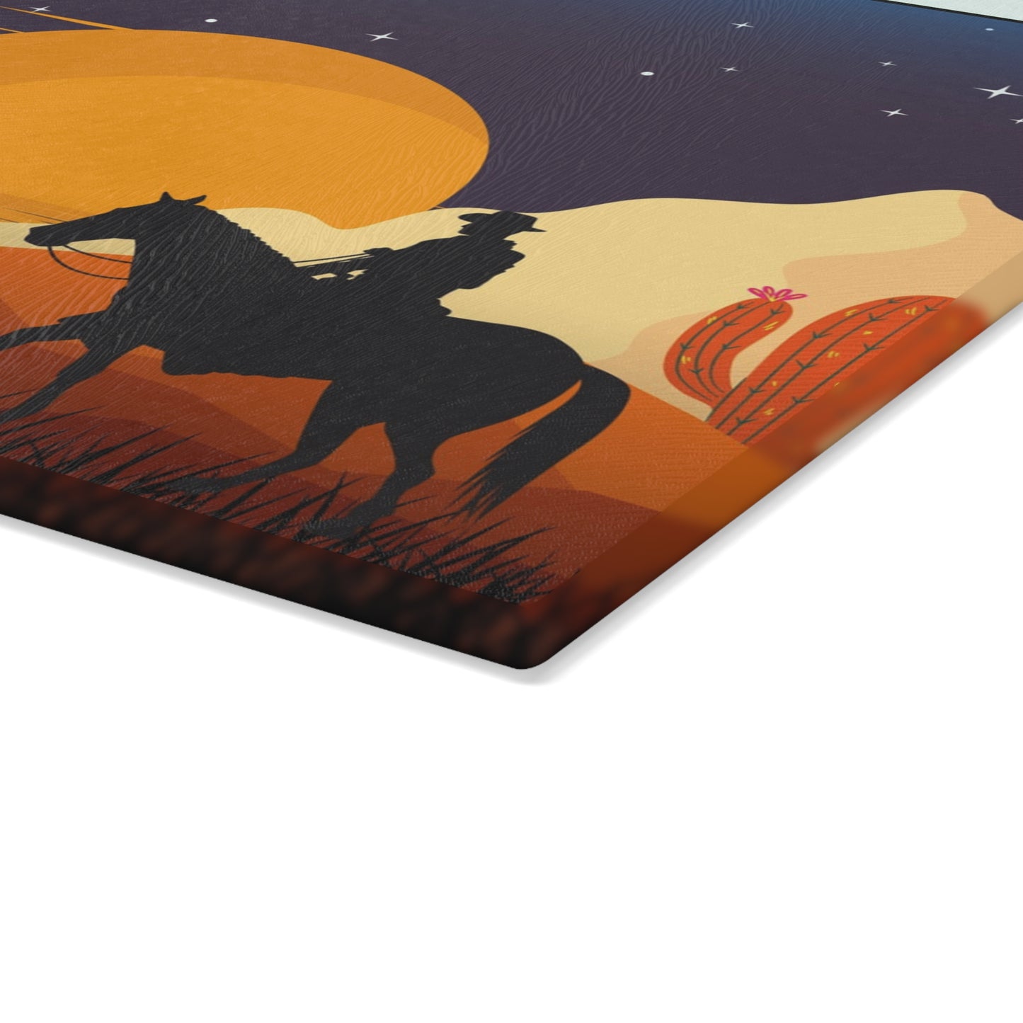 Western Sunset Cutting Board