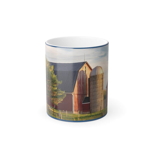 Barn at Golden Hour Magic Mug