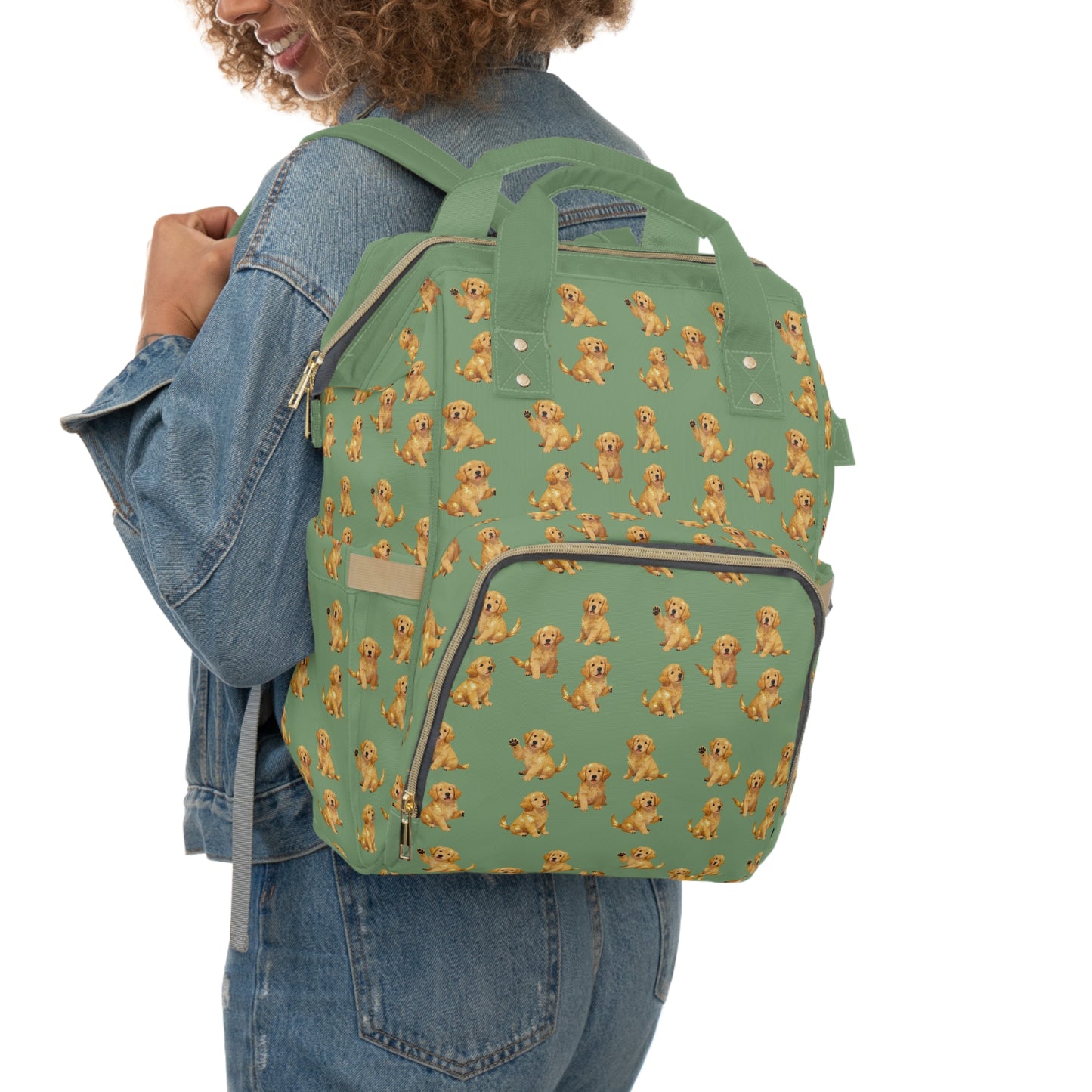 Golden Retriever Diaper Bag Backpack