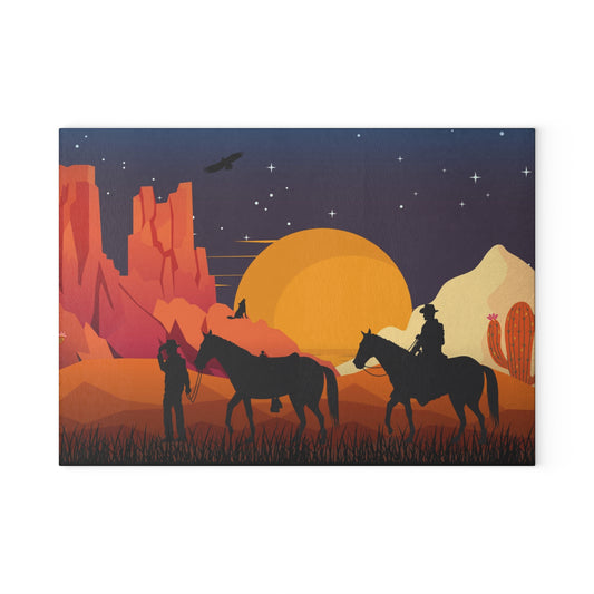 Western Sunset Cutting Board