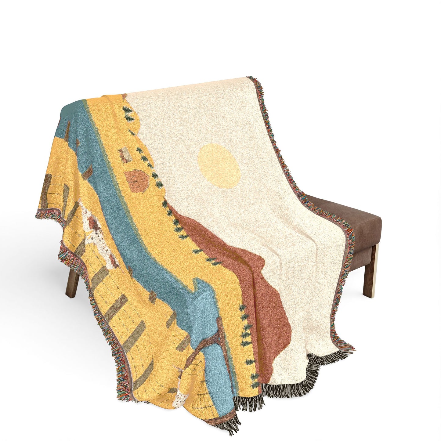 Country Life Cotton Woven Blanket