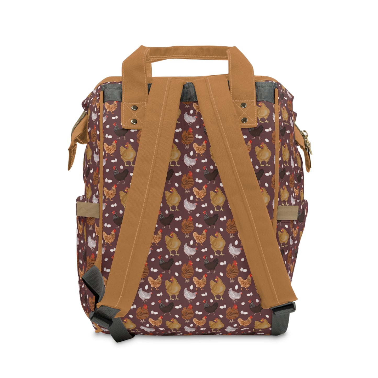 Wild Chickens Diaper Bag Backpack