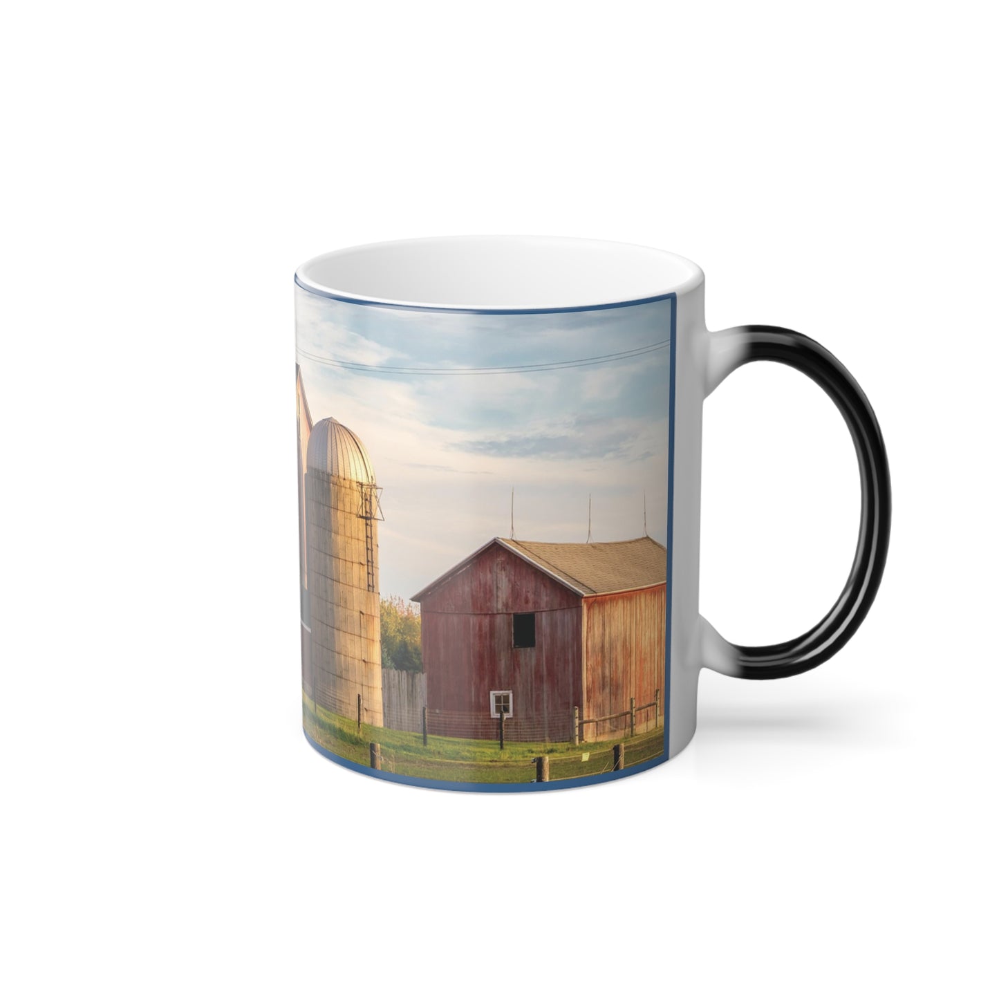 Barn at Golden Hour Magic Mug